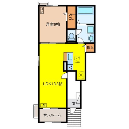 セシルの物件間取画像